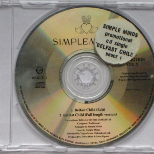 SIMPLE MINDS - Belfast Child