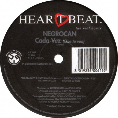 NEGROCAN - Cada Vez (Que Te Veo)