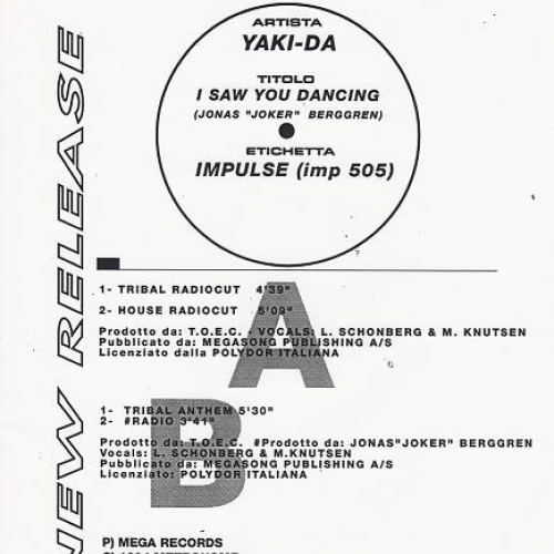 YAKI-DA - I Saw You Dancing