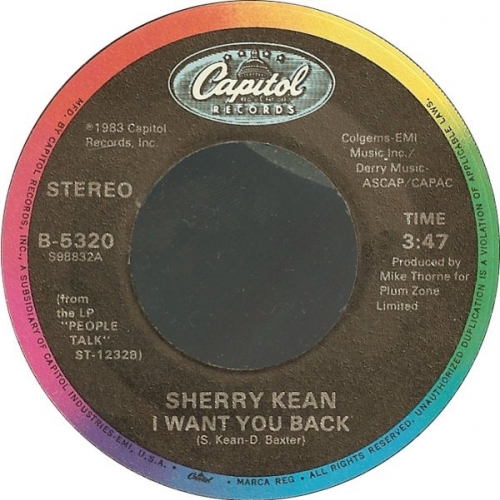 SHERRY KEAN - I Want You Back