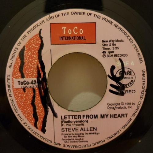 STEVE ALLEN - LETTER FROM MY HEART
