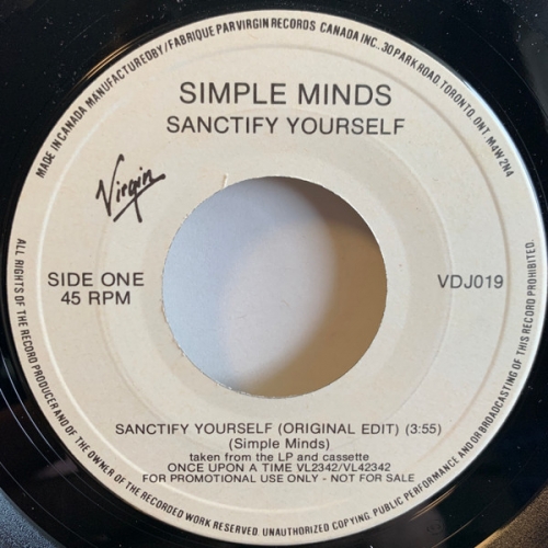 SIMPLE MINDS - Sanctify Yourself -