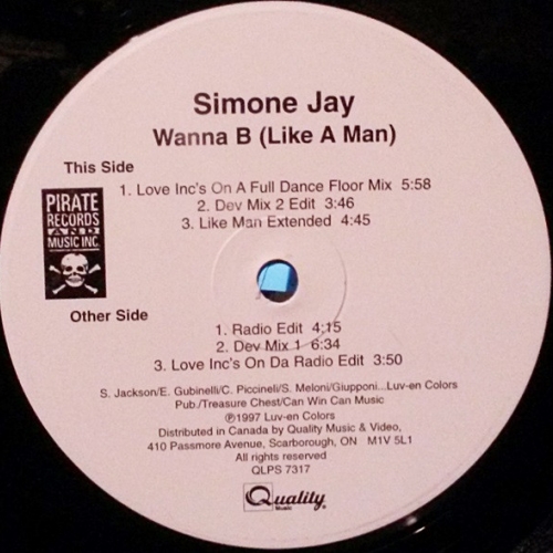 SIMONE JAY - WANNA B LIKE A MAN